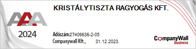 companywall aaa certificate kristalytiszta ragyogas kft miskolc takaritas